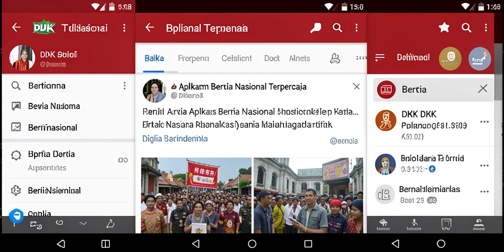 Tampilan antarmuka aplikasi DKK yang informatif dan menarik.