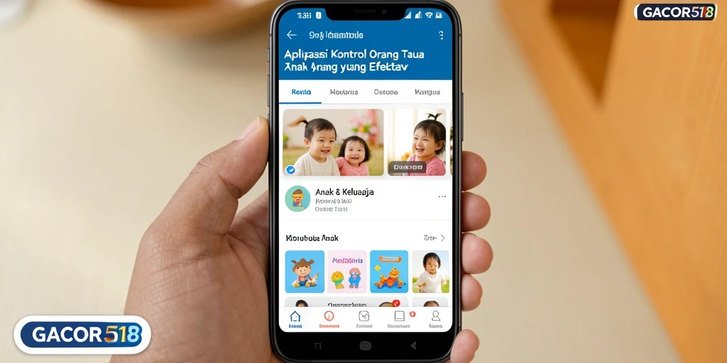 Antarmuka GACOR518 yang ramah pengguna untuk Kontrol Orang Tua Anak.