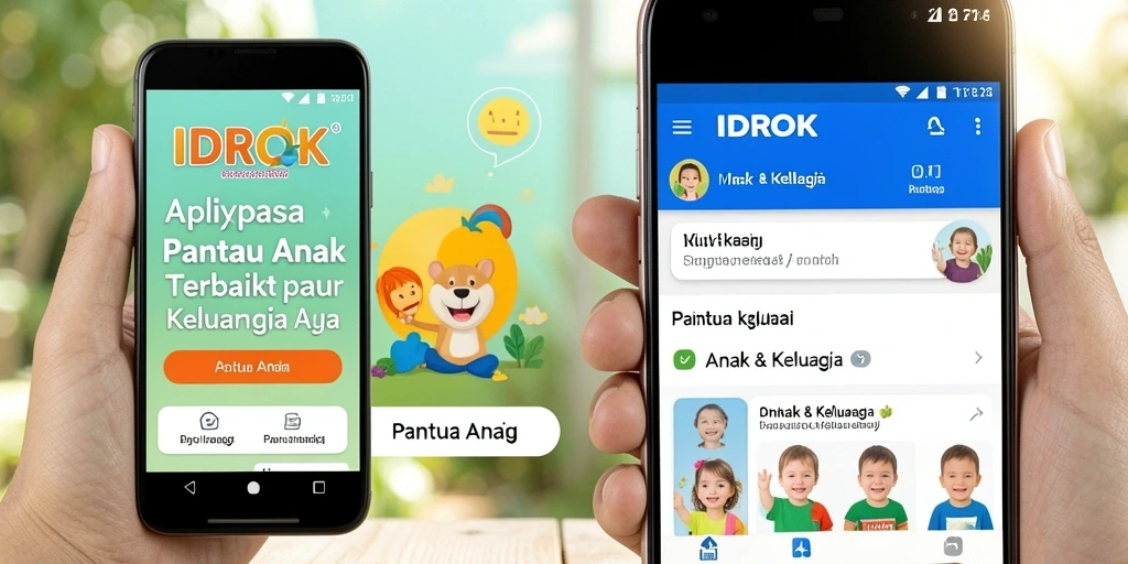 Antarmuka aplikasi IDROK yang menarik dan fungsional.