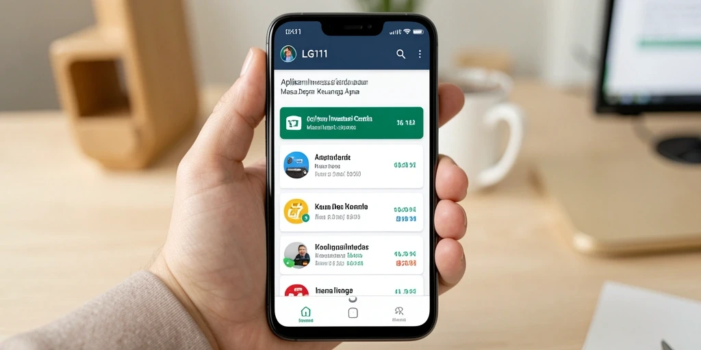 Antarmuka LG111 yang menyenangkan untuk investasi dan manajemen keuangan.
