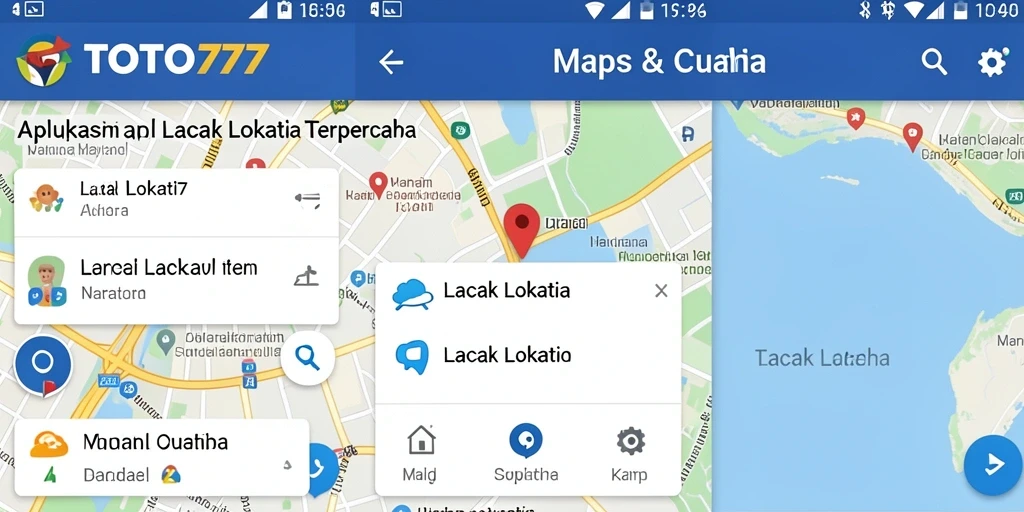 Antarmuka TOTO777 yang menampilkan fungsi Lacak Lokasi dengan jelas.