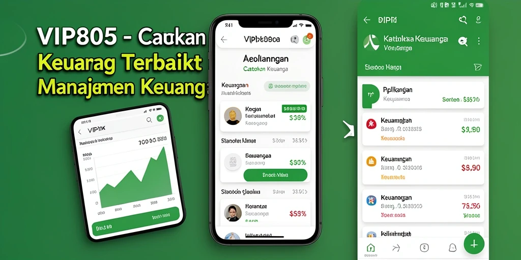 Tampilan antarmuka pengguna VIP805 yang intuitif dan sederhana.