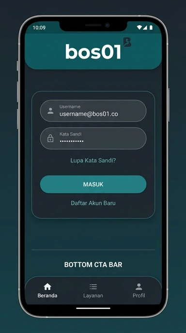 Masuk ke Akun bos01 untuk Pengguna Android